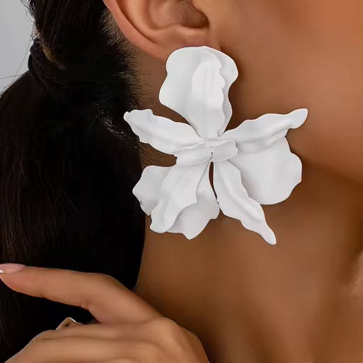 Exaggerated Statement Flower Earring