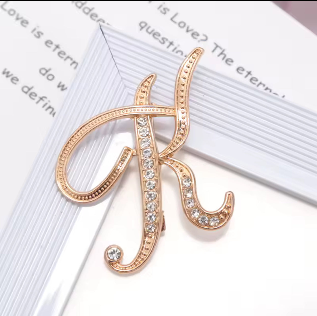 K Brooch pin