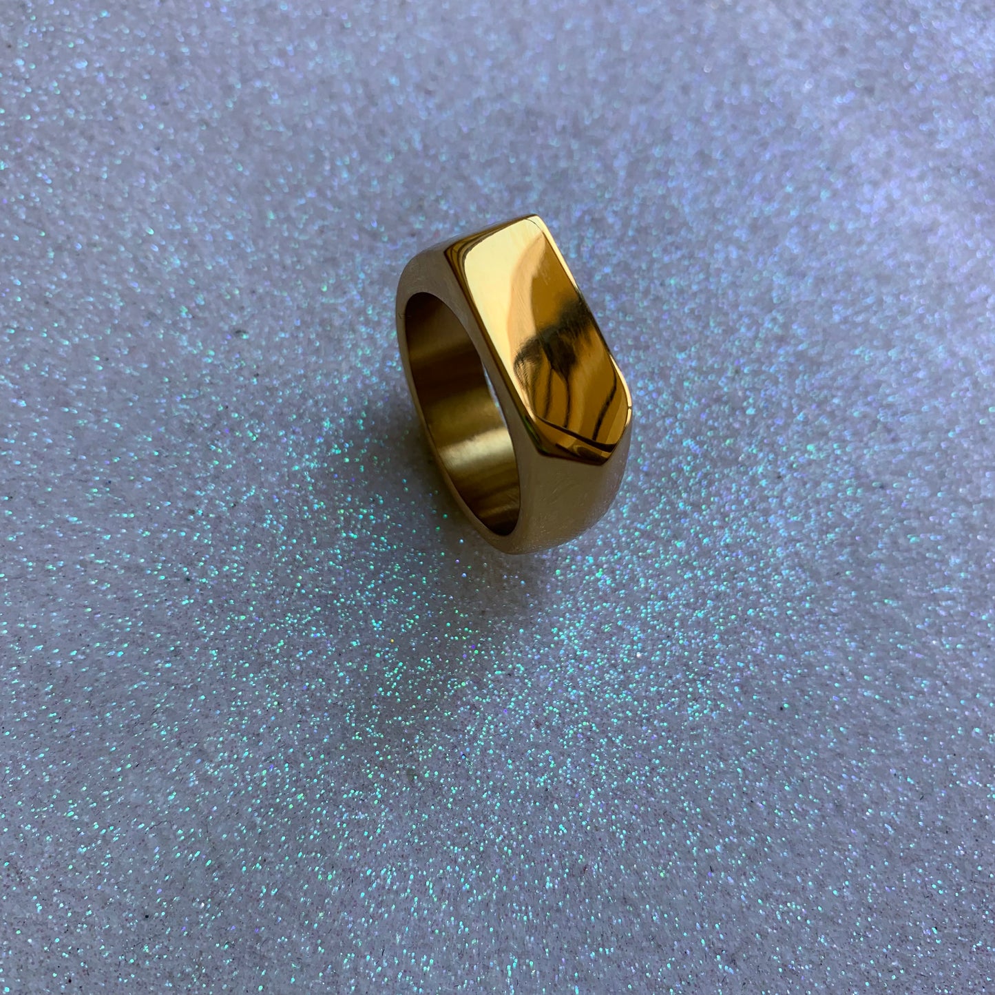 Flat Top Signet Ring
