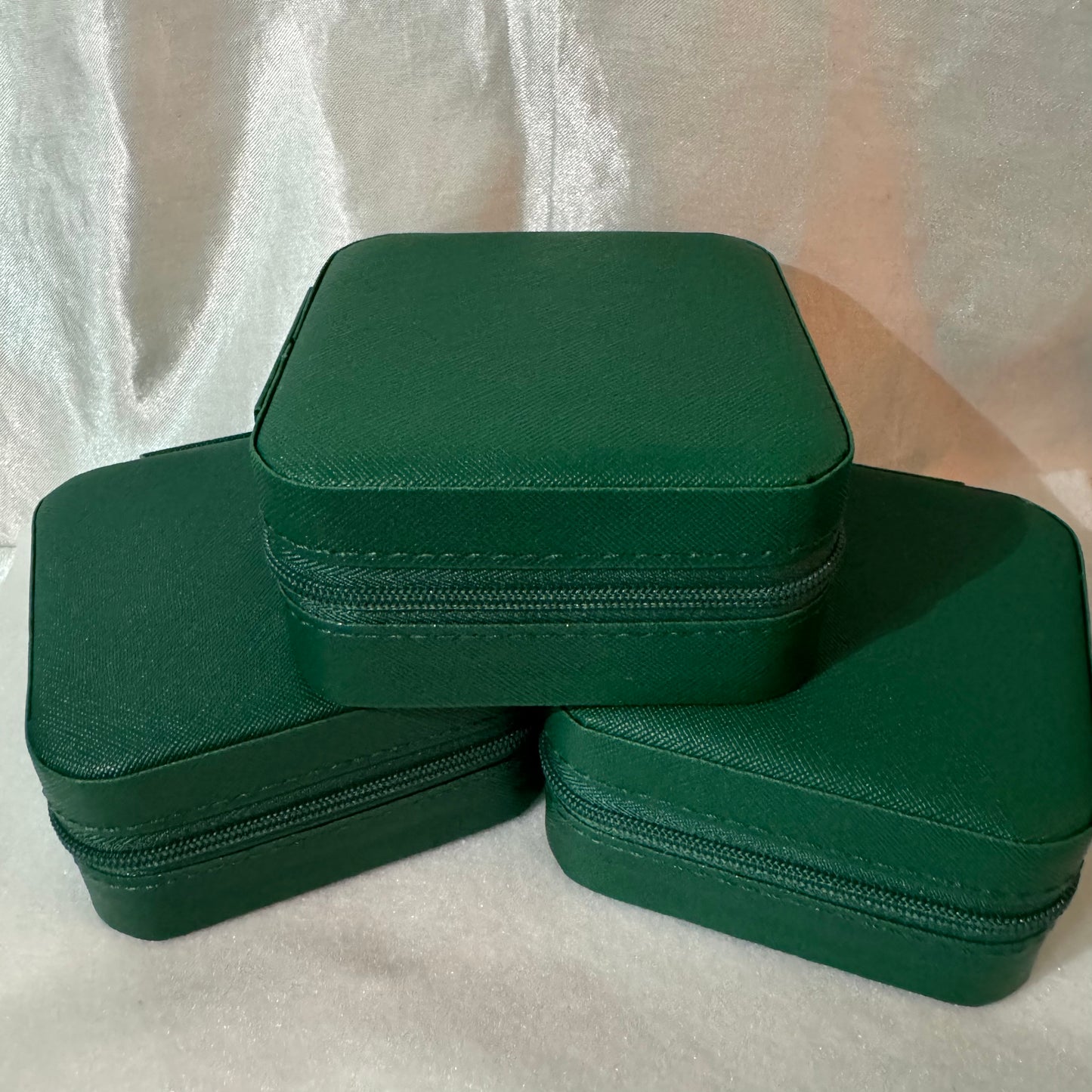 Green Mini Jewelry Travel Box