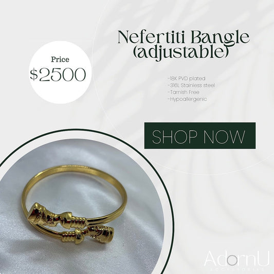 Nefertiti Bangle (adjustable)