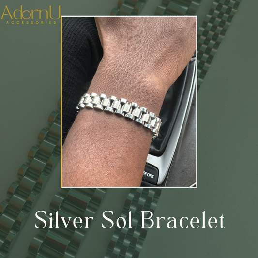 Silver Sol Bracelet