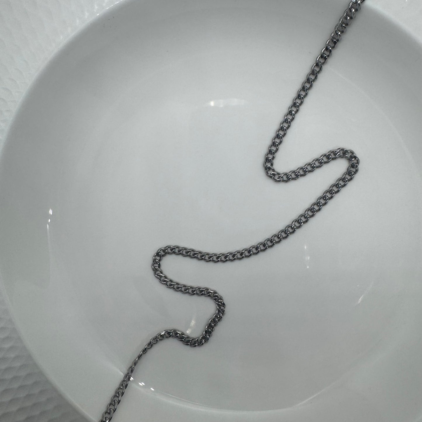 5mm Gold Curb Chain 50cm length