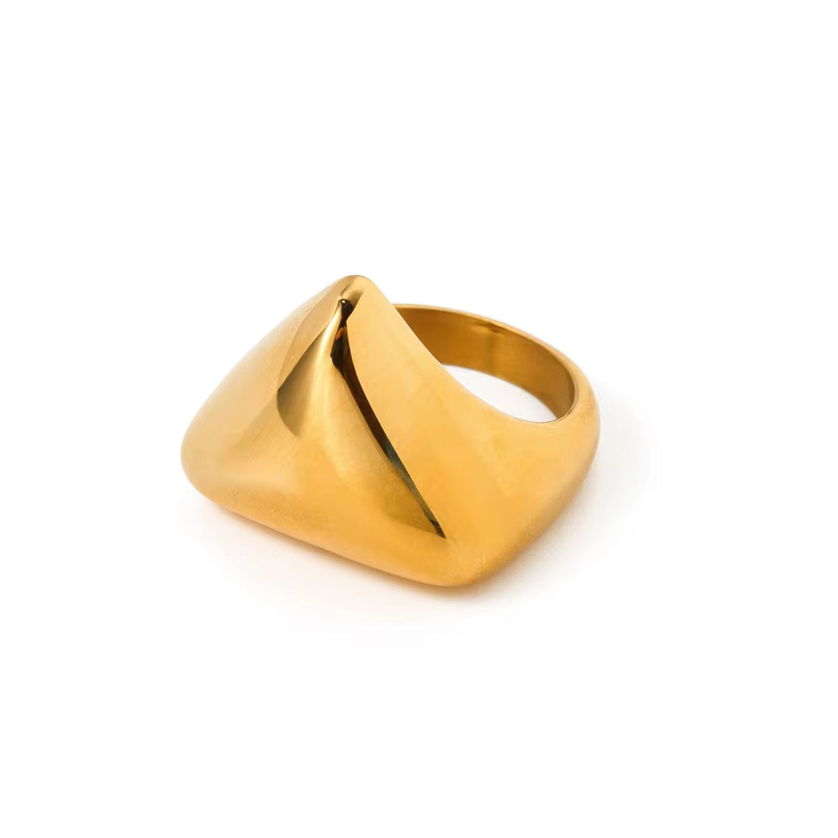 Triangle Finger Ring- Stainless Steel